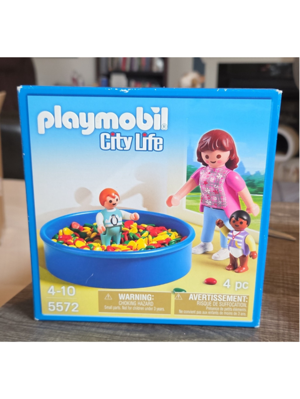 ❤️ PLAYMOBIL City Life 5572 Ball Pit Set 4pc 2014 Ages 4-10